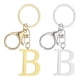 thumbnail image 1 of Uxcell 2 Pcs Llavero de Letra Inicial Llavero para Mujeres Colgante de Alfabeto para Llave Bolso Cartera Bolsa Letra B, 1 of 7
