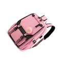 thumbnail image 2 of Qarigey Unisex para ordenador portátil con patrón impreso, vaquera con correas de colchón de aire, bolsa de adorno colgante con patrón de Mochilas Rosado, 2 of 6