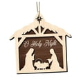 thumbnail image 3 of Adornos de Natividad Navideños, Decoraciones de Natividad Religiosas, Recuerdos, Madera Casa, 3 of 9