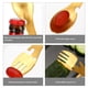 thumbnail image 2 of Spork multifuncional Naiovety de acero inoxidable 5 en 1 dorado, 2 of 6