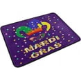 thumbnail image 2 of GZHJMY Mardi Gras Door mat Non Slip Floor Door Rug, Soft Floor Mat for Kitchen Garden Bedroom Indoor Outdoor Entrance Home Holiday Decoration 23.6" x15.7", 2 of 7