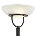 thumbnail image 3 of 360 Lighting Modern Torchiere Floor Lamp 3-in-1 Design 70" Tall Tiger Bronze White Glass Shades for Living Room Reading Bedroom Office, 3 of 9