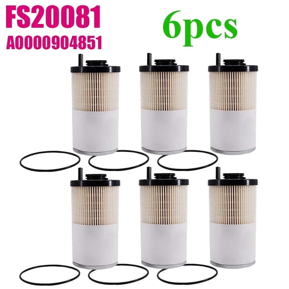 6-Pack FS20081 Fuel Water Separator Filter A0000904851
