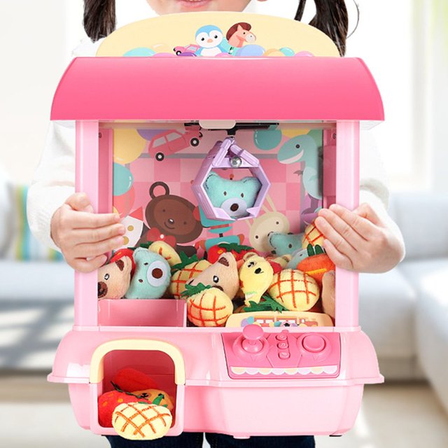 LEEYNEER Clearance Children‘s Claw Machine Candy Capsule Game Remote Control Clip Coin Toy Best Gift