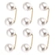 thumbnail image 1 of 6 piezas de perla de imitación broche alfileres de seguridad para mujer botones de falda de cuello chal, 1 of 6