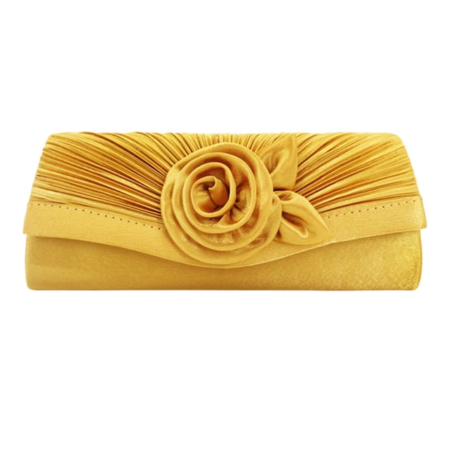Bolsos con cierre a la moda Minnieouse para mujer dorado