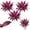 3pcs, variant on Large Realistic Artificial Boston Fern & Dragon's Blood Tree Plants with Vibrant Pink/Purple Leaves, Artificial Ti Plant, Artificial Red Cordyline Ti Plant for Garden, Patio