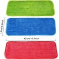 thumbnail image 6 of 3 Pack Reveal Mop Pads Head Replacement Spray Pads Microfiber Cleaning Pads Dry Mops Flat Replacement Heads Floor Cleaning 16. 5 x 5. 5 Inch, 6 of 7
