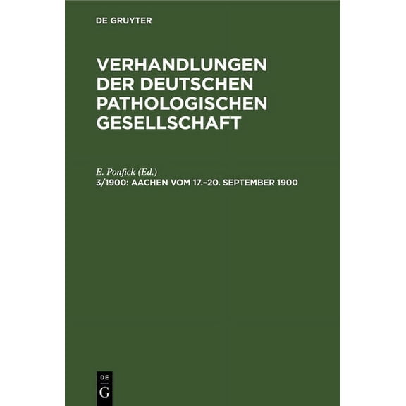 Aachen Vom 17.-20. September 1900, (Hardcover)