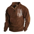 thumbnail image 1 of Spring And Autumn Men's Standing Collar Sweatshirt Is Outdoor Casual Sweaters Tops S, 1 of 3