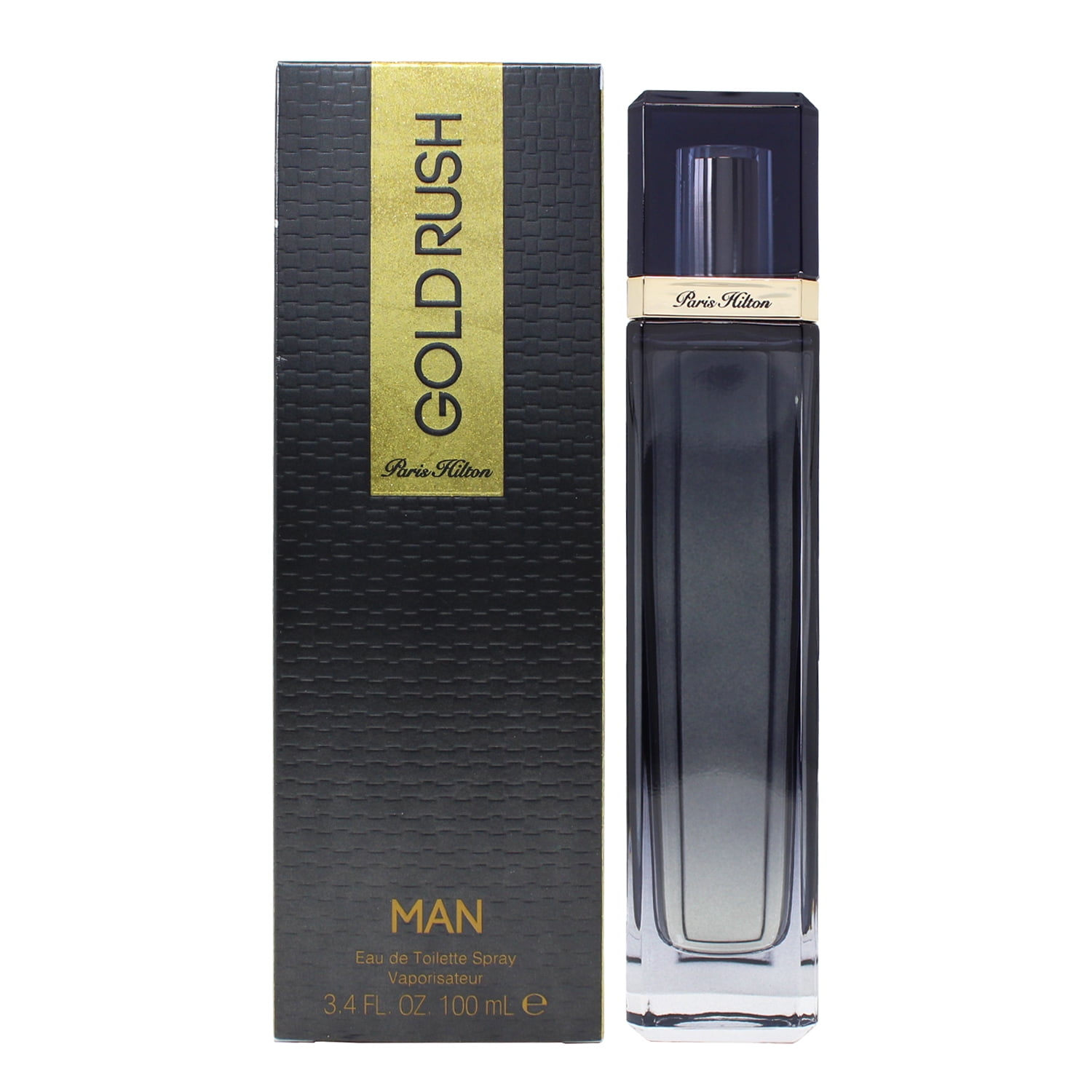 Gold Rush by Paris Hilton Eau De Toilette Spray 3.4 oz for Men