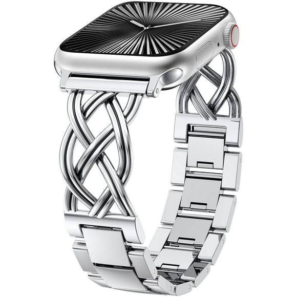 TOYOUTHS Compatible with Apple Watch Band 38/40/41/42/44/45/46/49mm, Women's Celtic Knot Metal Bracelet Strap, Stainless Steel Jewellery Replacement for iWatch Ultra, SE, Series 11/10/9/8/7/6/5/4/3