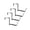 4, variant on 2/4Pcs Flower Box Brackets Adjustable Wall Planter Hook Plant Brackets Window Planter Hangers for Garden Fence