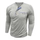 thumbnail image 4 of pstuiky hombres de manga larga, Cárdigan informal de color liso para hombre, con botones, bolsillo y mangas largas y cuello redondo camisetas de hombre xxl, 4 of 7