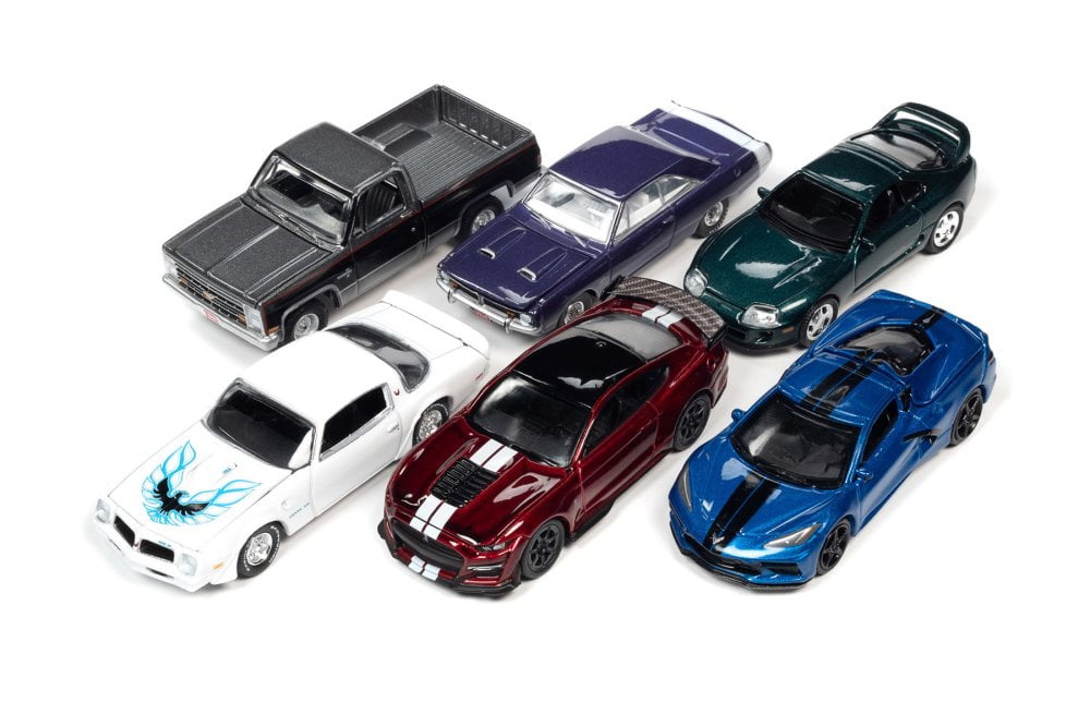 Auto World 2022 Release 2 Set B Diecast Car Set Box of 6 assorted 1/