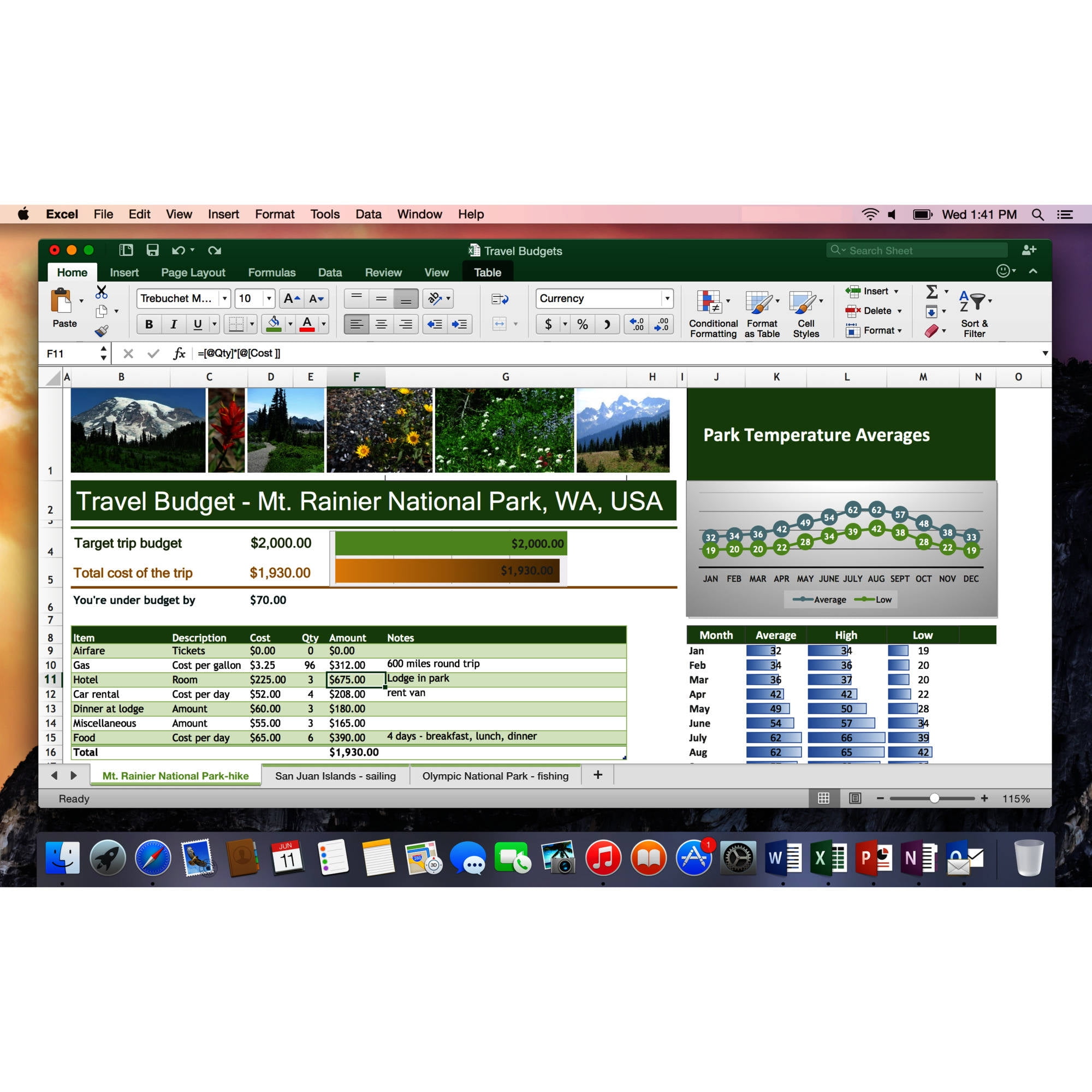 microsoft excel for mac student