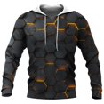 thumbnail image 2 of Sudadera con capucha para hombre con estampado 3D de rocas rotas, informal, de manga larga, a la moda, para deportes de verano, holgada, de gran tamaño, 2024, 2 of 5