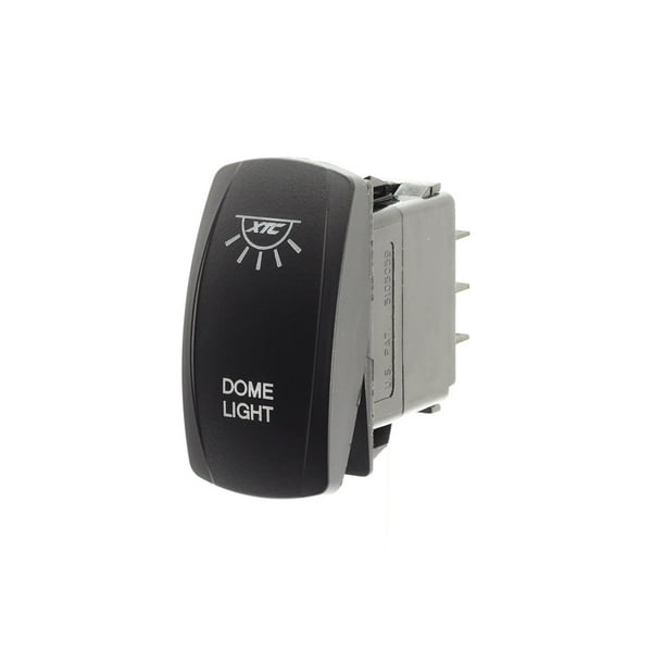 XTC Power Products UTV SxS Rocker Switch, Dome Lights with Blue/Blue