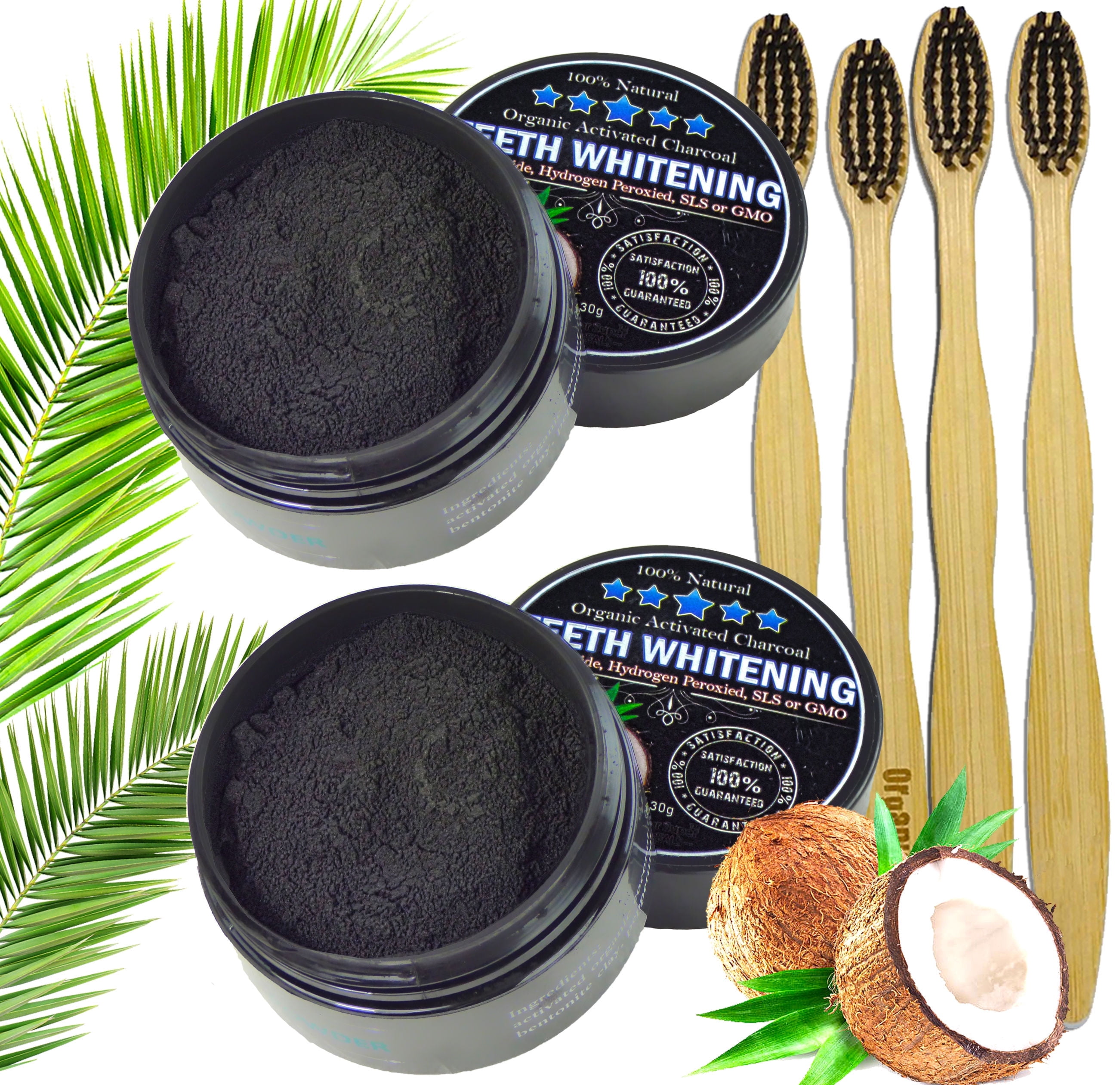 Viva Doria Activated Charcoal Powder, Coconut Shell Derived, Food Grade, 1.5 Oz