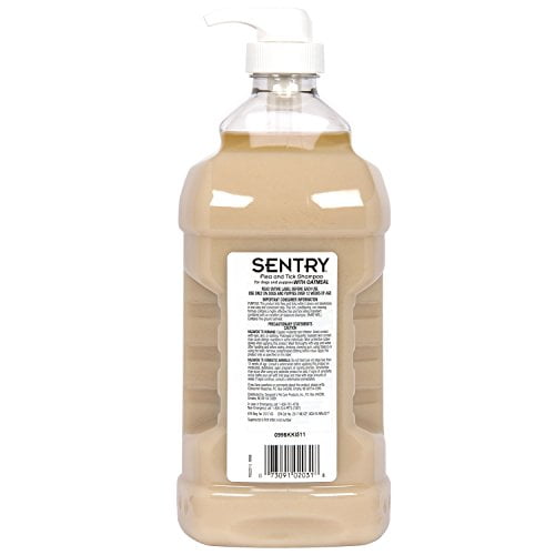 SENTRY Oatmeal Flea and Tick Shampoo for Dogs, Rid Your Dog of
