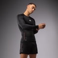 thumbnail image 3 of Venum Tactical XT Men's Long Sleeve Rashguard - Black/Fire Red - Large, 3 of 8