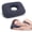 Navy Blue, variant on Contour Pillow with Ear Hole for Side Sleepers, Fresh Ear Piercings Soft Neck Support, Navy Blue