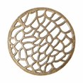 thumbnail image 4 of TOV Furniture Sophia 16"H Transitional Aluminum Side Table in Gold, 4 of 6