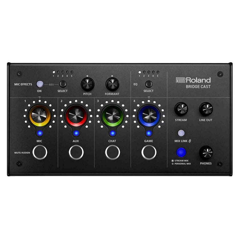 Amazon.com: Roland BRIDGE CAST Dual Bus Gaming Mixer