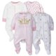 thumbnail image 1 of Sleep 'N Play Gerber para niñas, paquete de 4, surtidos de 0 a 3 meses, 1 of 7
