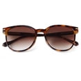 thumbnail image 4 of Stylish Oversized Round Sunglasses With Leopard Print Design 400 Casual And Outdoor Use Versatile PC Frame And AC Lens Eyewear For All Seasons Octagon for Women, 4 of 4