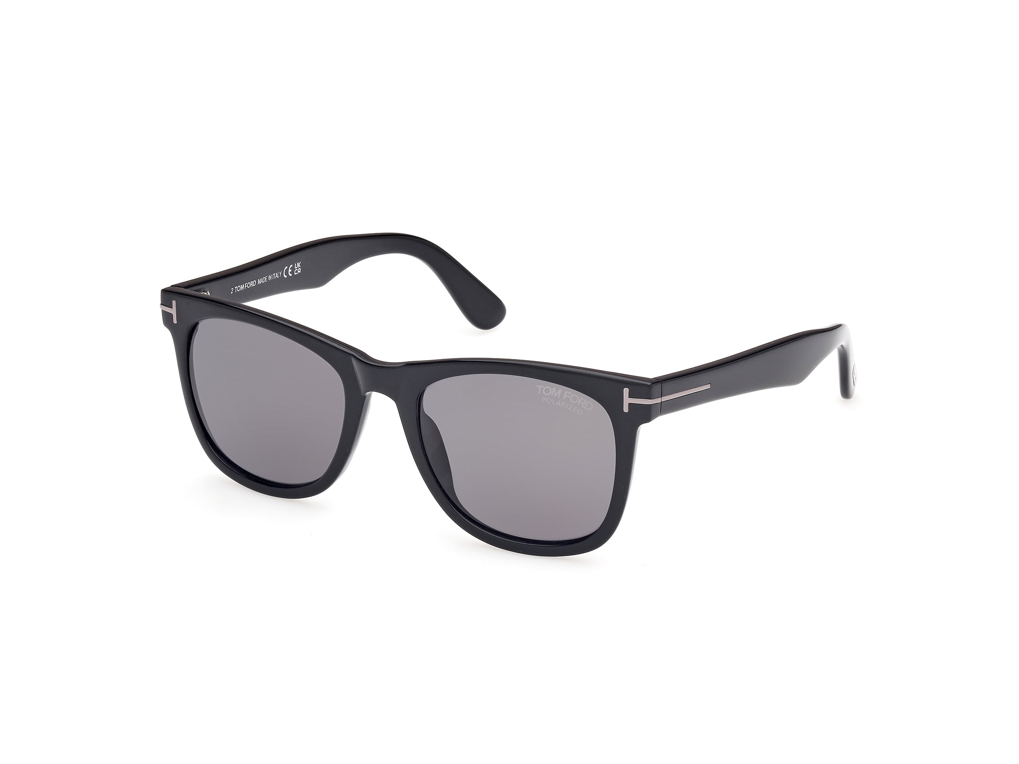 Tom Ford FT 1099 Plastic Mens Square Polarized Sunglasses Black 52mm Adult