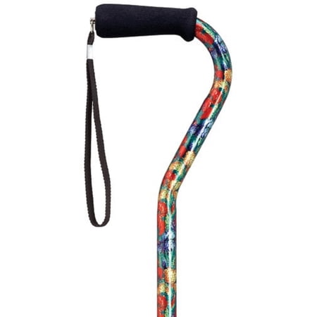 Harvy Canes - Fashion Prints in Offset - Walking Cane - 30"-39" - Summer Garden