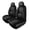 112-Black195, variant on DIKSOAKR Front Car Seat Covers for Mercedes-Benz GLB-Class 2020-2023 Luxery Waterproof Car Seat Covers Cushion Protector with Lumbar Support Grey,Front Set(2 Seats)