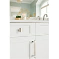 thumbnail image 2 of Amerock Bp36680 Overton 1-5/16" Square Cabinet Knob - Brushed Matte Black / Polished, 2 of 7
