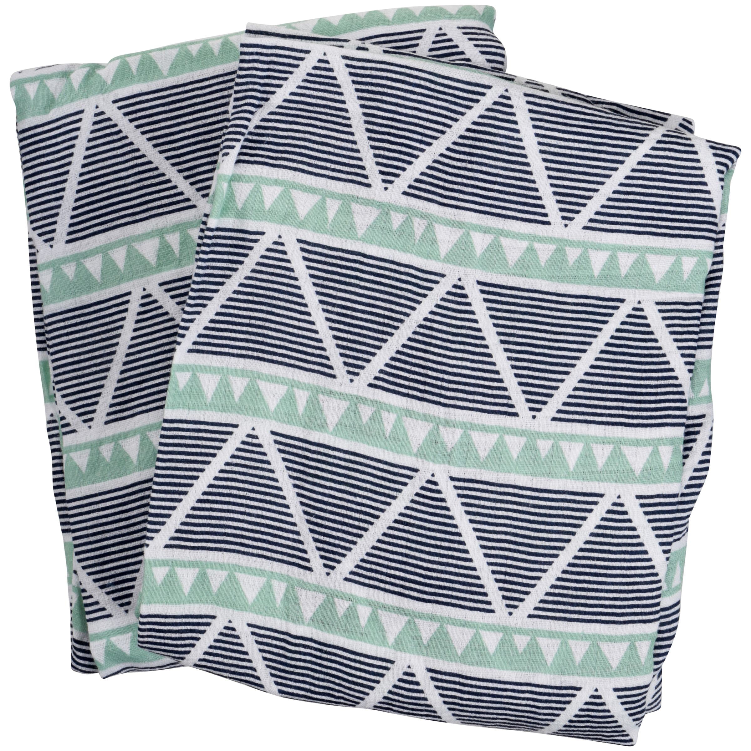 Bacati Emma Aztec Fitted Crib Sheets 2 ct Package