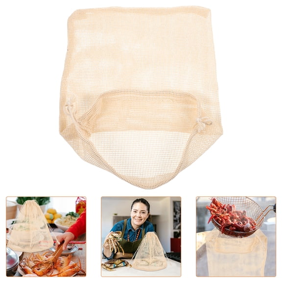 SOPOTUTU Seafood Boil Bag Cotton Thread Kitchen Cooking Heat Resistance 4Pcs