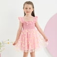 thumbnail image 3 of GYRATEDREAM Girls Dresses Daisy Floral Summer Sleeveless Beach Tutu Dress Layered Tulle Dresses for Toddler Girls 1-5 Years, 3 of 15