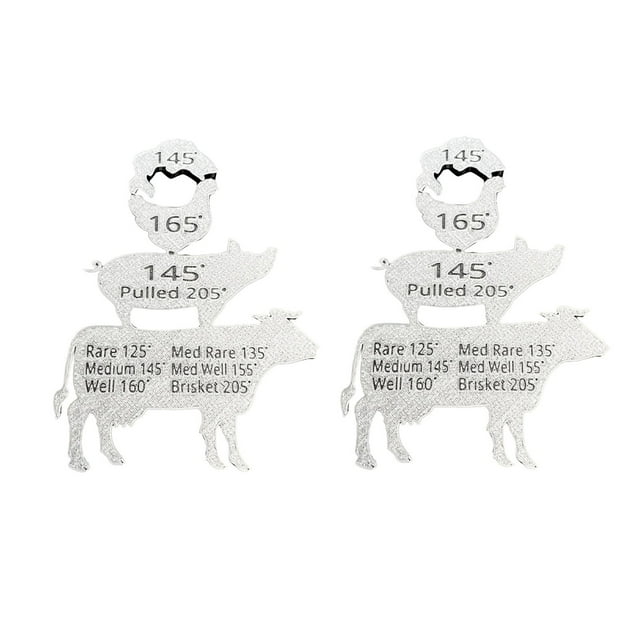 SIfdSeng Get it Fast Bbq Temperature for Man Barbecue Decor for Him Garage Signs for Husband 2Pc