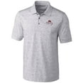 thumbnail image 2 of Men's Cutter & Buck Bobby Bowden Gray Florida State Seminoles Big & Tall Advantage Space Dye Tri-Blend Polo, 2 of 3