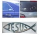 thumbnail image 3 of 2x 3D Truck Car Fish Symbol Metal Chrome Calcomanía Emblema Adhesivo Impermeable, Fácil instalación Zulema Etiqueta engomada de Jesús del coche, 3 of 8