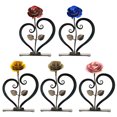 thumbnail image 6 of Frogued Beautiful Heart Shape Desk Statue Decor Romantic Decorative Metal Desk Sculpture Decor for Home, 6 of 13