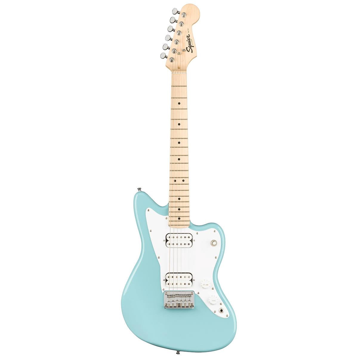Squier Mini Jazzmaster HH Electric Guitar (Daphne Blue)