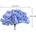 thumbnail image 4 of 10pcs Hydrangea Artificial Flowers Ivory White Fake Hydrangea Silk Flowers Heads with Stems Faux Flowers Centerpiece Table Decorations for DIY Wedding Baby Shower Party Shop Home (Ivory), 4 of 5