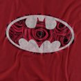 thumbnail image 2 of Batman Rosey Signal Women's T Shirt, Cardinal, X-Large, 2 of 6
