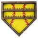 thumbnail image 1 of mfyjkho Expositor De Anillos De Campeonato De Béisbol Personalizado Con 24 Ranuras De Madera, Ideal Para Colgar En La Pared, Ideal Para Decorar El Hogar O La Oficina, 35,5 X 35,5 Cm., 1 of 1