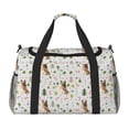 thumbnail image 1 of Disketp German Shepherd Dog Bolsa de Viaje Tipo Duffle, Bolso de Mano para Fin de Semana para Mujer, Bolsa de Gimnasio Ligera para Hombre, Esencial para Viajes, 1 of 7