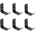 thumbnail image 2 of Duety 6Pcs Wall Mounted Hooks 201 Stainless Steel Wall Hooks 2-6 Ton Load-Bearing Heavy Duty Hooks Garage Wall Storage Hooks Ladder Hooks for Garage Garden Tools Storage, 2 of 8
