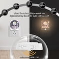 thumbnail image 4 of Yayeee 2-Pack Plug in LED Night Lights with Light Sensors Motion Detectors, White Skeleton, 4 of 7