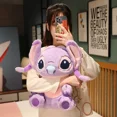 thumbnail image 4 of Juguetes de peluche de gran tamaño de Lilo & Stitch de Disney, lindos muñecos de peluche de la película de anime Stitch, peluches suaves de dibujos animados, regalos de Navidad para niña, 4 of 5