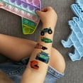 thumbnail image 4 of Wrapables Waterproof Temporary Tattoos for Children, 20 Sheets, Vehicles, 4 of 5